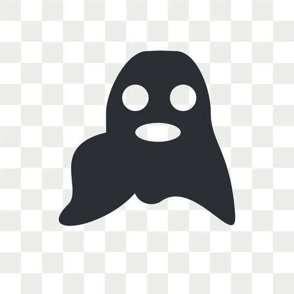 Εικονίδιο Του Φορέα Φάντασμα Απομονώνονται Διαφανές Φόντο Φάντασμα Λογότυπο Έννοια — Διανυσματικό Αρχείο