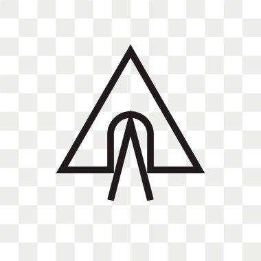 Yukarı ok vektör simgesi ok logo kavramı kadar şeffaf arka plan üzerinde izole