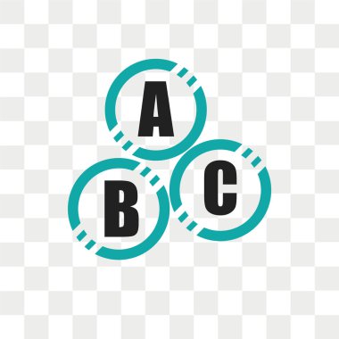 Saydam arka plan üzerinde veri bağlantılı logo kavramı izole veri birbirine bağlı vektör simgesi