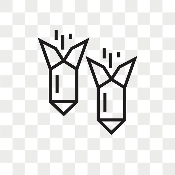 Icône Vectorielle Bombe Isolée Sur Fond Transparent Concept Logo Bombe — Image vectorielle