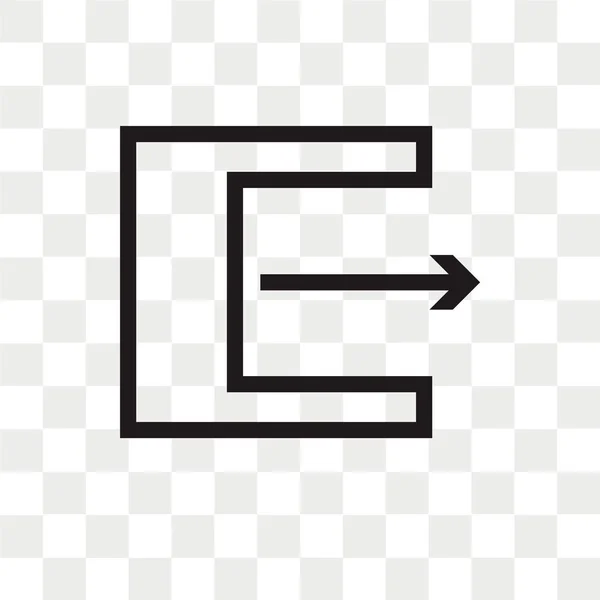 Högerpilen Vektor Ikonen Isolerad Transparent Bakgrund Högerpilen Logotyp Koncept — Stock vektor