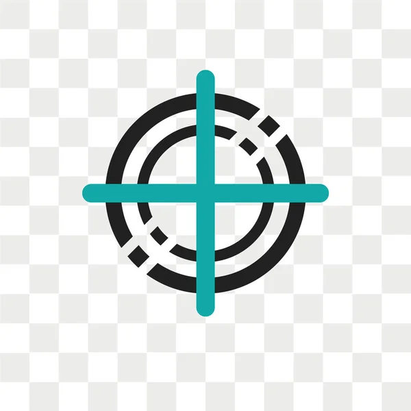 Targeting Vector Icono Aislado Sobre Fondo Transparente Targeting Logo Concepto — Vector de stock