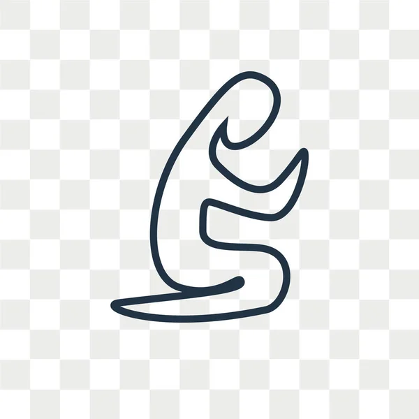 Icona Vettoriale Spirituale Isolata Sfondo Trasparente Concetto Logo Spirituale — Vettoriale Stock