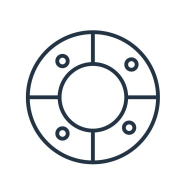 Beyaz arka plan üzerinde dalga şeffaf işareti izole dalga simge vektör