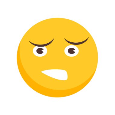 Beyaz arka plan üzerinde kızgın şeffaf işareti izole kızgın simge vektör