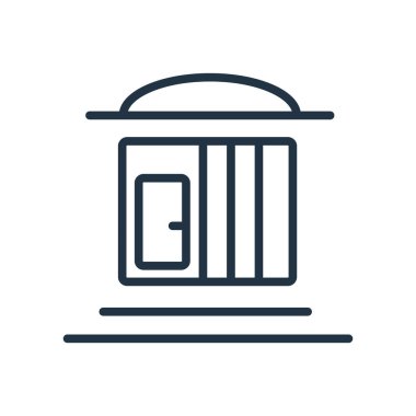 Beyaz arka plan üzerinde Wellness Center şeffaf işareti izole sağlık merkezi simge vektör