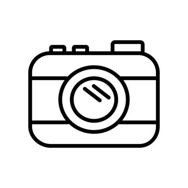 Beyaz arka plan, Cam işaretiyle büyük Len şeffaf, doğrusal ve kontur öğeleri anahat tarzı izole büyük Len simge vektör ile cam