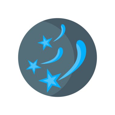 Kayan yıldız simge vektör izole beyaz arka plan, kayan yıldız şeffaf işareti, renkli sihirli sembolleri