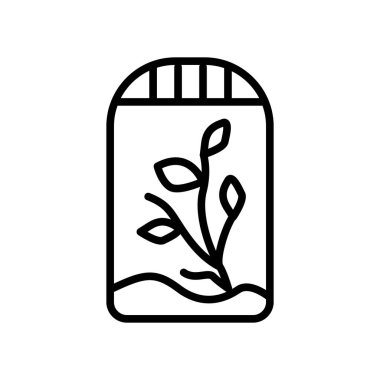 Beyaz arka plan üzerinde Herpetarium şeffaf işareti izole Herpetarium simge vektör