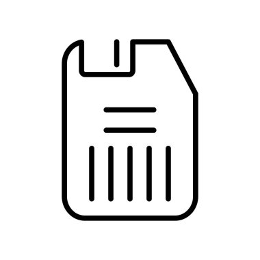 Beyaz arka planda, yumuşak ve sarkık yuvarlak şeffaf işareti, doğrusal ve kontur öğeleri anahat tarzı izole yumuşak ve sarkık yuvarlak simge vektör