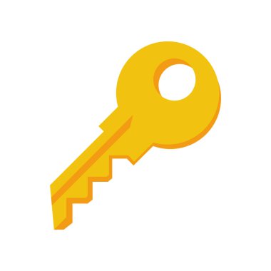 Beyaz arka plan üzerinde anahtar saydam işareti izole anahtar simge vektör