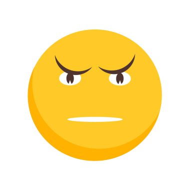 Beyaz arka plan üzerinde kızgın şeffaf işareti izole kızgın simge vektör