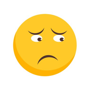 Beyaz arka plan üzerinde üzgün şeffaf işareti izole üzgün simge vektör