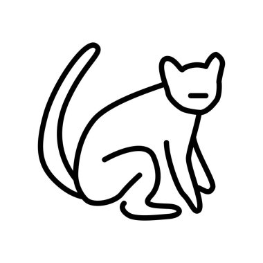 Beyaz arka plan üzerinde Lemur şeffaf işareti izole lemur simge vektör