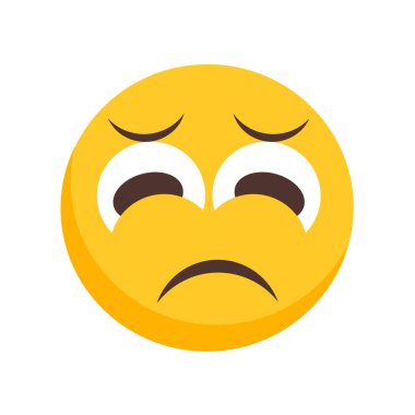 Beyaz arka plan üzerinde üzgün şeffaf işareti izole üzgün simge vektör