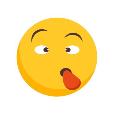 Beyaz arka plan üzerinde dil saydam işareti izole dil simge vektör