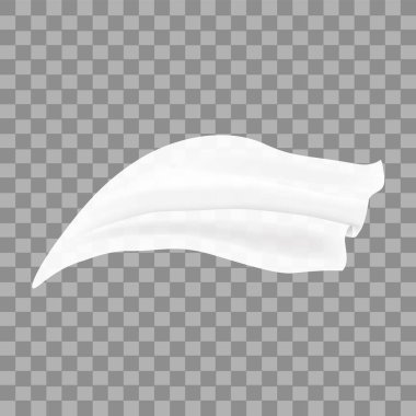 Boş beyaz kağıt üzerine gri şeffaf arka plan, vektör çizim