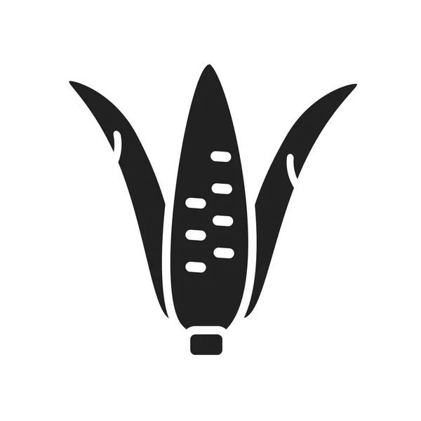 Corn Icon Vector Isolated White Background Corn Transparent Sign Farm — Stock Vector