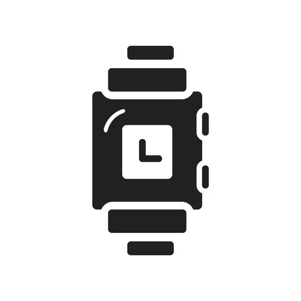Smartwatch Pictogram Vector Geïsoleerd Een Witte Achtergrond Smartwatch Transparante Teken — Stockvector