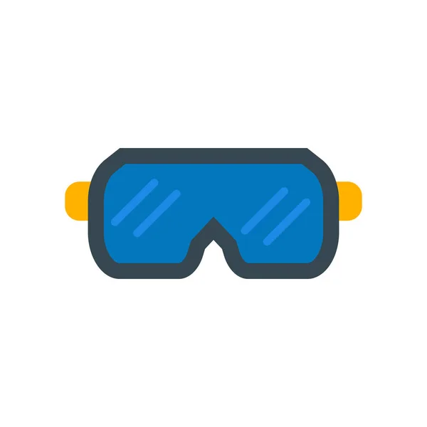 Brýle Ikonu Vektorové Izolovaných Bílém Pozadí Brýle Transparentní Znamení — Stockový vektor