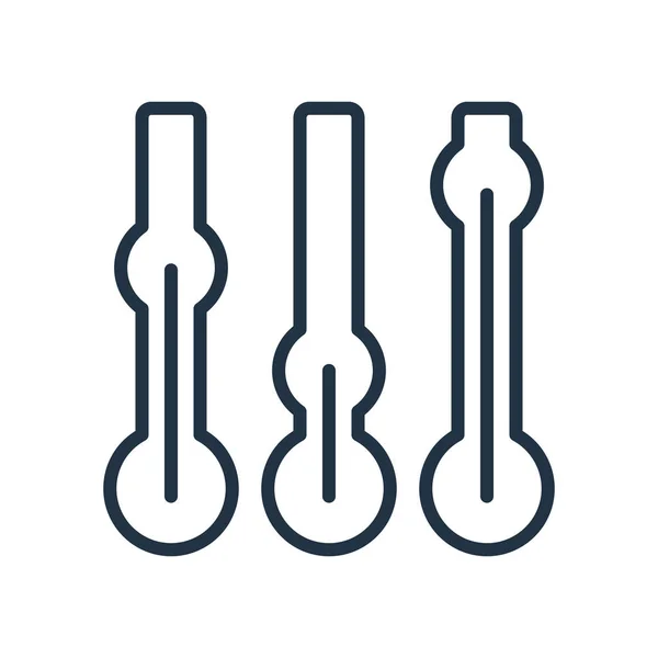 Staafdiagram Pictogram Vector Geïsoleerd Een Witte Achtergrond Staafdiagram Transparante Teken — Stockvector