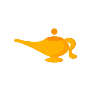 Cin lamba simge vektör izole beyaz arka plan, cin lamba şeffaf işareti, renkli sihirli sembolleri