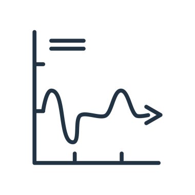 Beyaz arka plan üzerinde Analytics şeffaf işareti izole analytics simge vektör