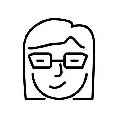 Beyaz arka planda, inek şeffaf işareti, doğrusal ve kontur öğeleri anahat tarzı izole inek simge vektör