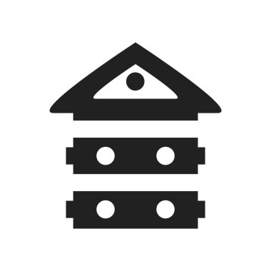 Arı kovanı simge vektör izole beyaz arka plan, arı kovanı şeffaf işareti, çiftlik sembolleri