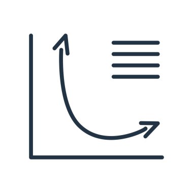 Beyaz arka plan üzerinde Analytics şeffaf işareti izole analytics simge vektör