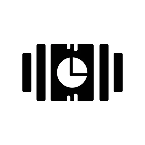 Векторні Іконки Годинника Ізольовані Білому Тлі Дивитись Прозорий Знак Символи — стоковий вектор