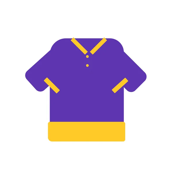 Polo Icono Camisa Vector Aislado Sobre Fondo Blanco Polo Signo — Vector de stock