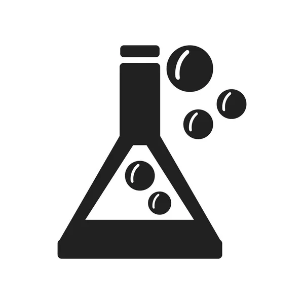 Chemistry Icon Vector Isolated White Background Chemistry Transparent Sign Farm — Stock Vector