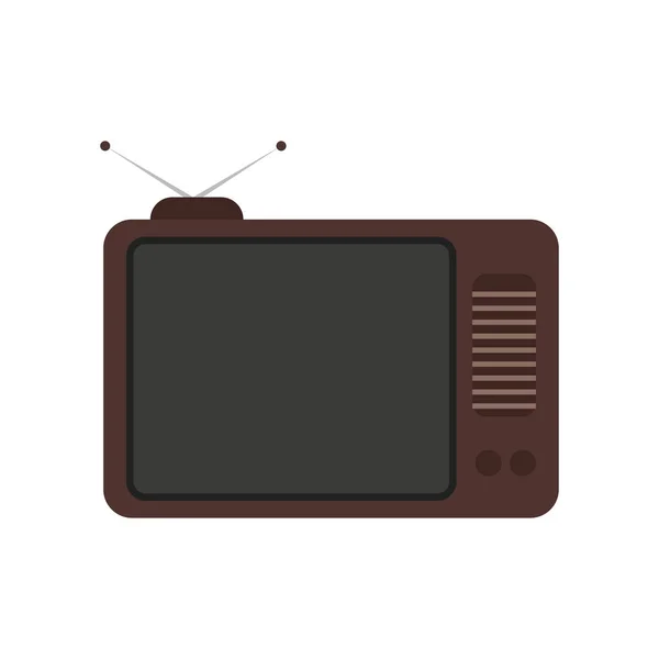 Televisie Pictogram Vector Geïsoleerd Een Witte Achtergrond Televisie Transparante Teken — Stockvector