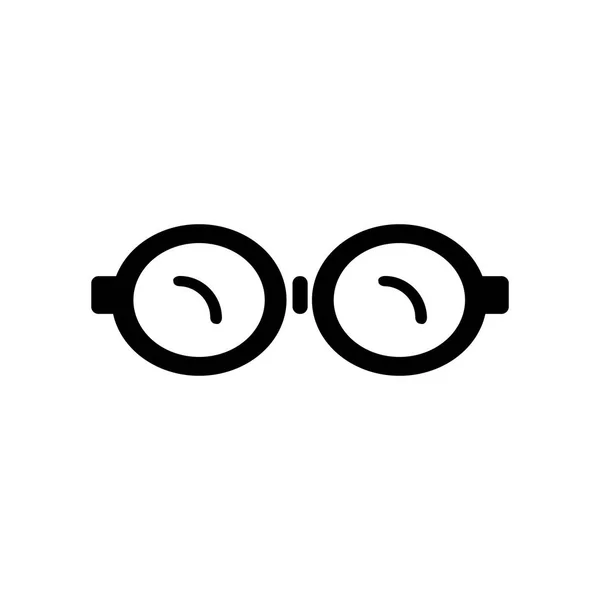 Brýle Ikona Vektor Izolovaných Bílém Pozadí Brýle Transparentní Znamení Symboly — Stockový vektor