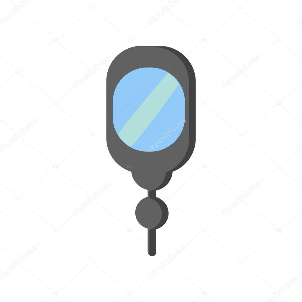 Hand mirror icon vector isolated on white background, Hand mirror transparent sign , colorful magic symbols