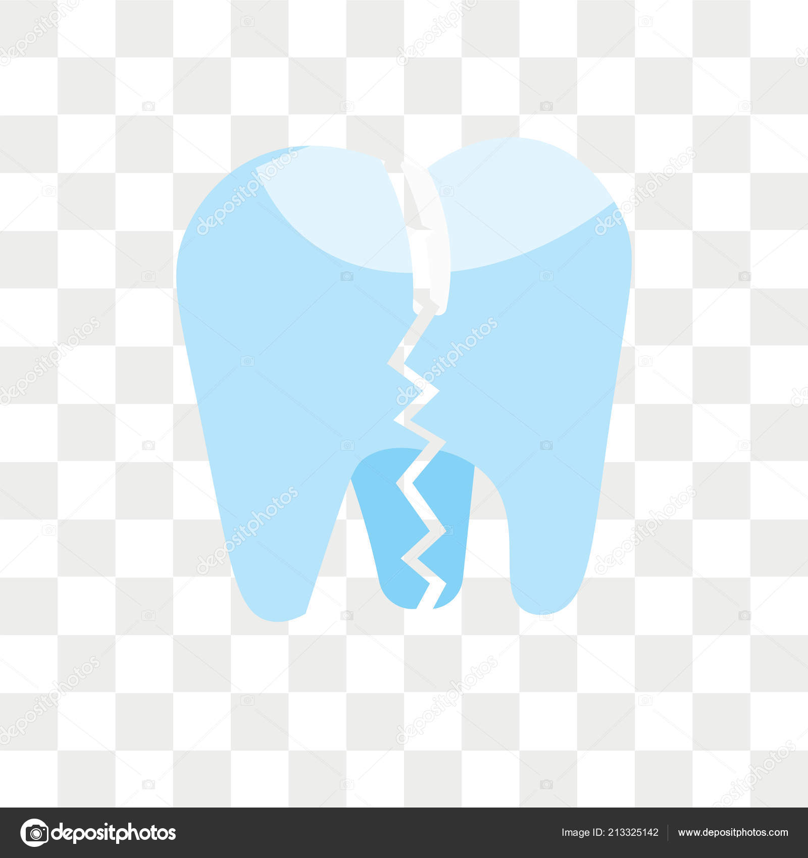 Tooth Vector Icon Isolated On Transparent Background Tooth Logo