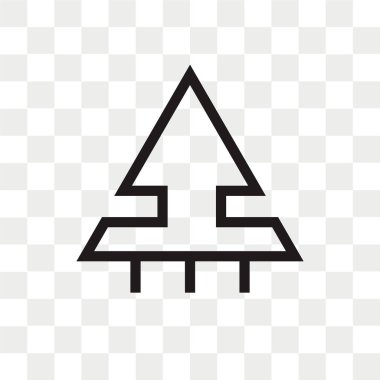 Yukarı ok vektör simgesi arro kadar şeffaf arka plan üzerinde izole