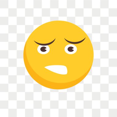 Kızgın izole vektör simge şeffaf arka plan, kızgın logo tasarımı