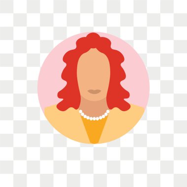 Saydam arka plan üzerinde anne lo izole anne vektör simgesi