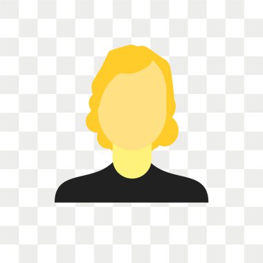 Saydam arka plan üzerinde adam logo des izole adam vektör simgesi