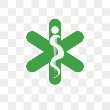 Saydam arka plan üzerinde Medicin izole tıp vektör simgesi