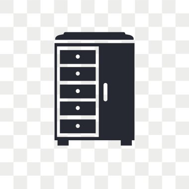 Saydam arka plan üzerinde Elegant izole zarif vektör simgesi 