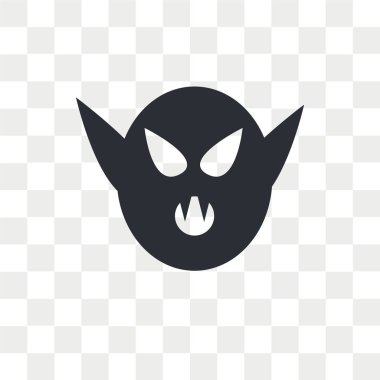 Saydam arka plan üzerinde Drakula izole Dracula vektör simgesi 