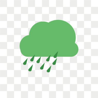 saydam arka plan üzerinde bulut logo izole bulut vektör simgesi