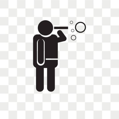 Saydam arka izole yapımı sabun köpüğü vektör simge dostum