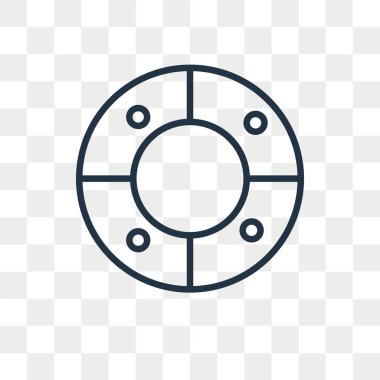 Saydam arka plan üzerinde dalga logo tasarımı izole dalga vektör simgesi