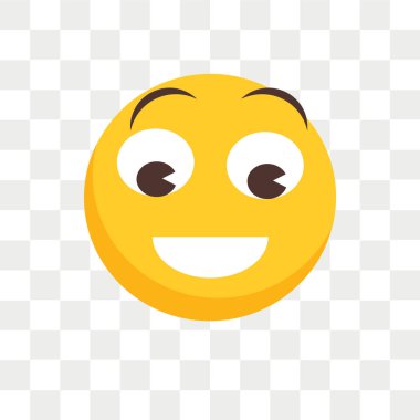 Surprised vektör simgesi üzerinde şeffaf arka plan izole, logo tasarımı şaşırttı