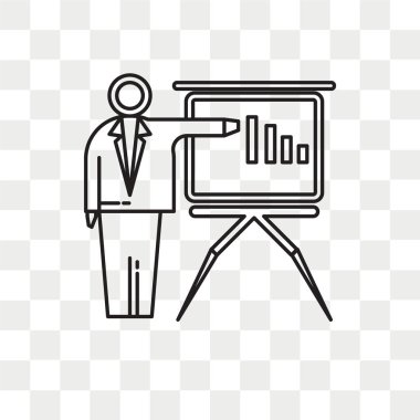 Vektör simgesi üzerinde şeffaf arka plan izole eğitim, Trainin