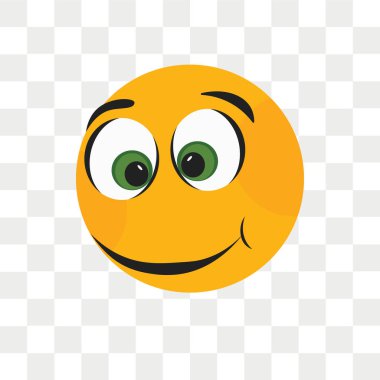 Saydam arka plan üzerinde Gree izole açgözlülük gülümseme vektör simgesi